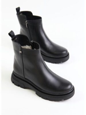 Ботинки кожаные