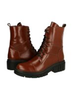 Ботинки кожаные