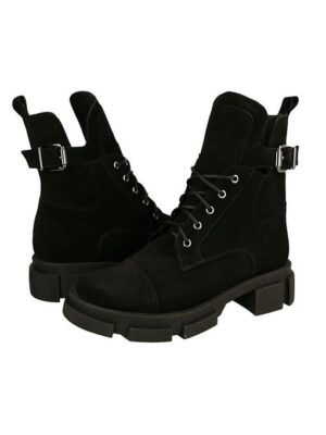 Ботинки замшевые