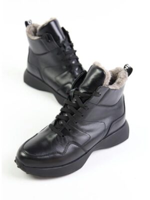 Ботинки кожаные