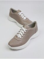 Кроссовки кожаные