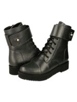 Ботинки кожаные