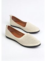 Балетки кожаные