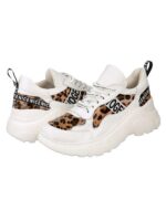 Кроссовки кожаные