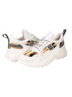 Кроссовки кожаные