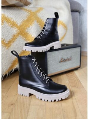 Ботинки кожаные