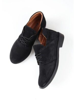 Туфли замшевые
