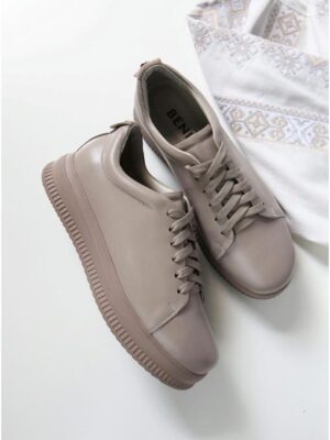 Кеды кожаные