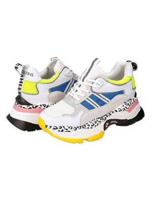 Кроссовки кожаные