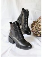 Ботильоны кожаные