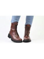 Ботинки кожаные