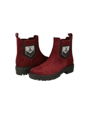 Ботинки замшевые