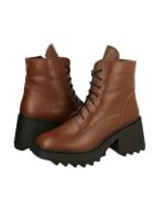 Ботильоны кожаные