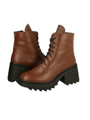 Ботильоны кожаные