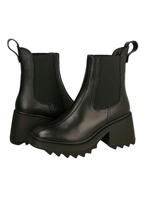 Ботильоны кожаные