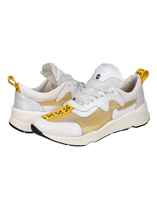 Кроссовки кожаные