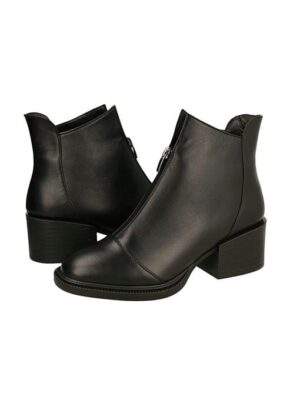Ботильоны кожаные