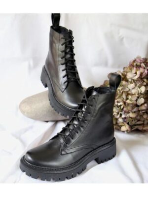 Ботинки кожаные