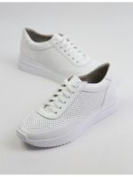 Кроссовки кожаные