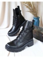 Ботинки кожаные