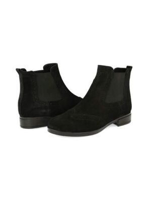 Ботинки челси замшевые