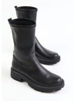 Ботинки кожаные