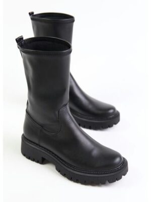 Ботинки кожаные