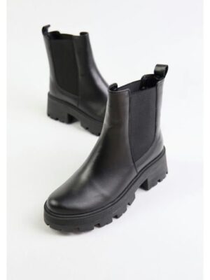 Ботинки кожаные