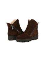 Ботинки замшевые