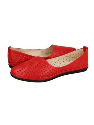 Балетки кожаные