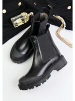 Ботинки кожаные