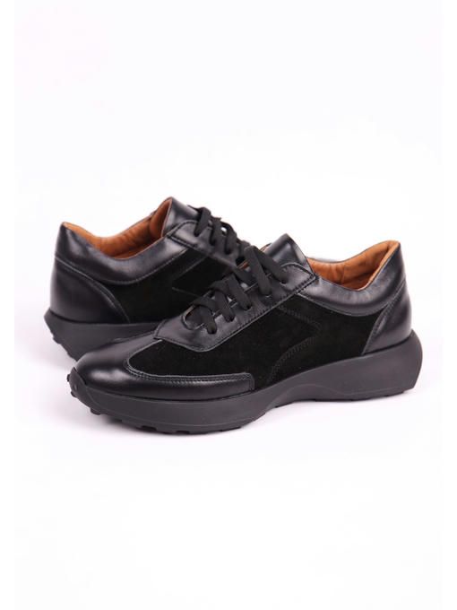 Кроссовки кожаные