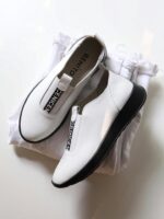 Кроссовки кожаные