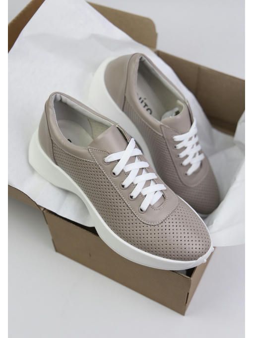 Кроссовки кожаные — изображение 7