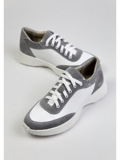 Кроссовки кожаные