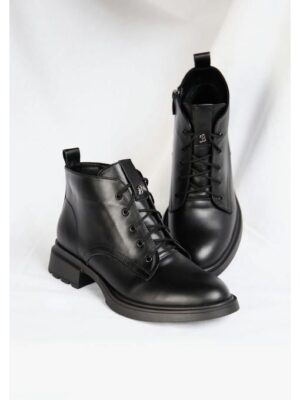 Ботинки кожаные