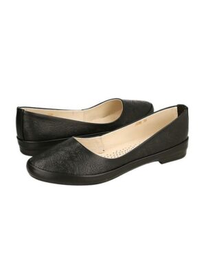 Балетки кожаные