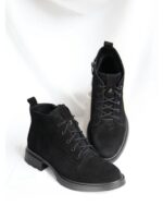 Ботинки замшевые