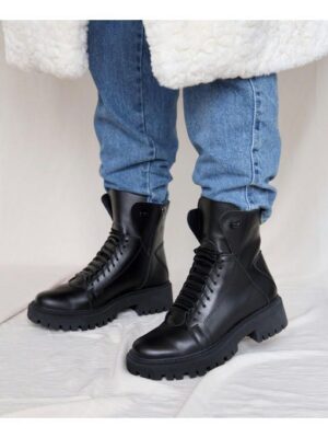 Ботинки кожаные