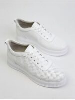 Кеды кожаные