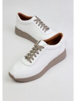 Кроссовки кожаные