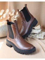 Ботинки кожаные