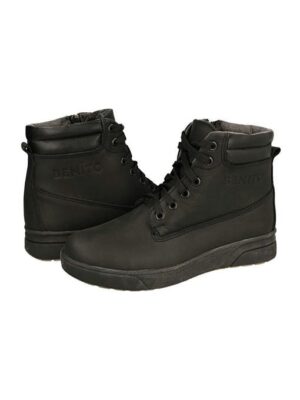 Ботинки кожаные