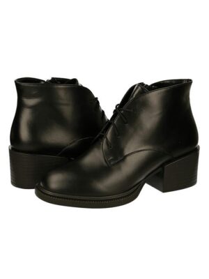 Ботильоны кожаные