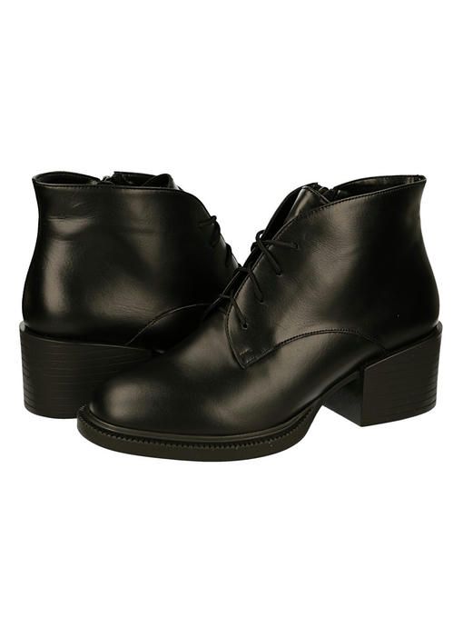 Ботильоны кожаные