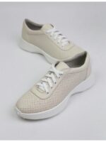 Кроссовки кожаные