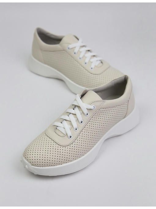 Кроссовки кожаные