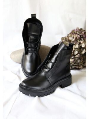 Ботинки кожаные