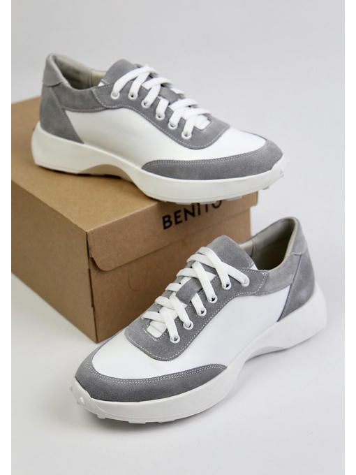 Кроссовки кожаные — изображение 7