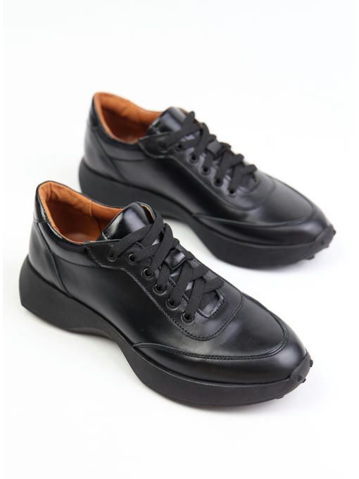 Кроссовки кожаные